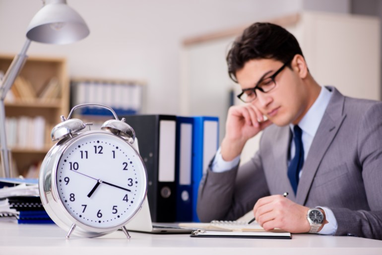 Businessman failing to meet the deadlines