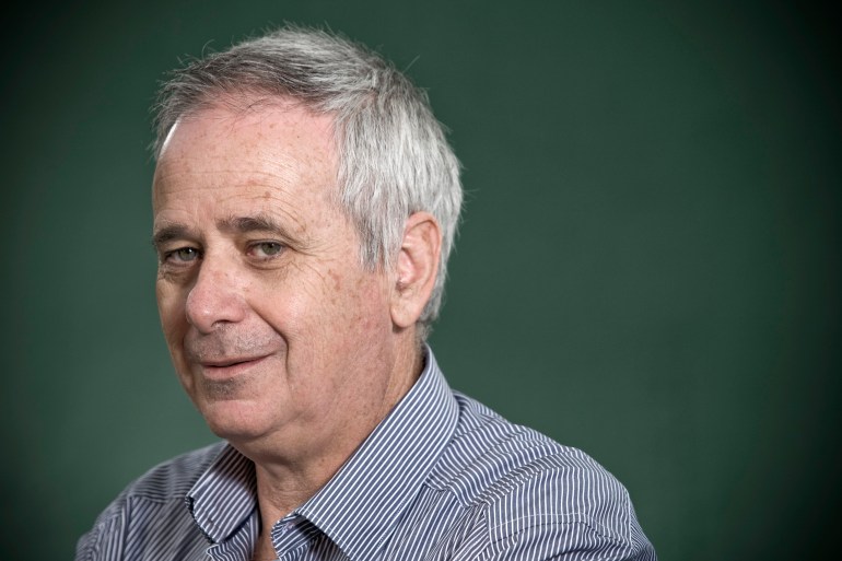 Israeli historian and academic Ilan Pappe, pictured at the Edinburgh International Book Festival where he talked about his new book entitled 'The Rise and Fall of the Palestinian Dynasty.' The three-week event is the world's biggest literary festival and is held during the annual Edinburgh Festival. The 2010 event featured talks and presentations by more than 500 authors from around the world. (Photo by Colin McPherson/Corbis via Getty Images)