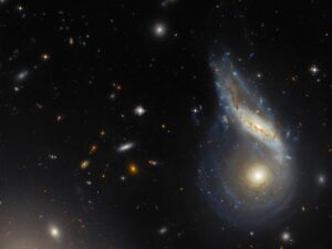 صورة الأسبوع من تلسكوب هابل تظهر اصطداما مجريا وشيكا