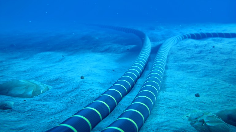 3D Rendering of Submarine Cables