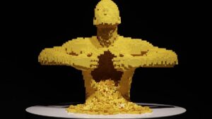 فيديو. مئة منحوتة من “الليغو” تُحاكي شخصيات واقعية في معرض بلندن