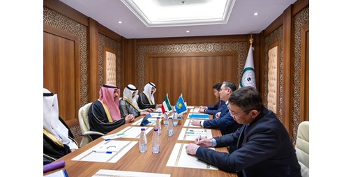 وزير الخارجية بحث مع نظيره الكازاخستاني أطر التنسيق المشترك بين البلدين