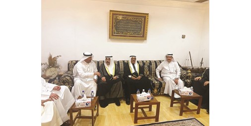 وزير العدل استقبل المهنئين برمضان