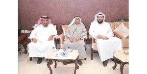 علي العمير استقبل المهنئين بالشهر الفضيل