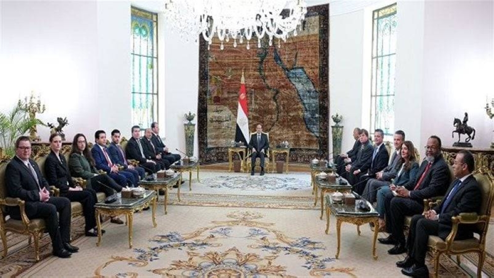 توافق أمريكي مصري على حل الدولتين في فلسطين لتحقيق السلام بالمنطقة