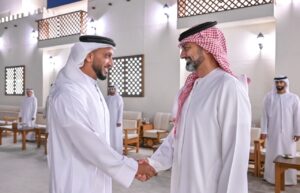 عمار النعيمي يواصل استقبال المهنئين بالشهر الفضيل