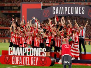 بيلباو يعاني لفك نحس المباريات النهائية ويتوج بكأس إسبانيا للمرة الـ24