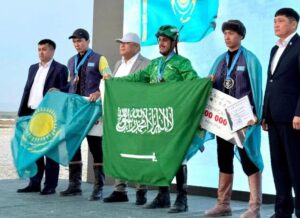 فارسا المملكة بدر وهشام التميمي يحققان الميدالية الذهبية في بطولة آسيا للرماية من على ظهر الخيل
