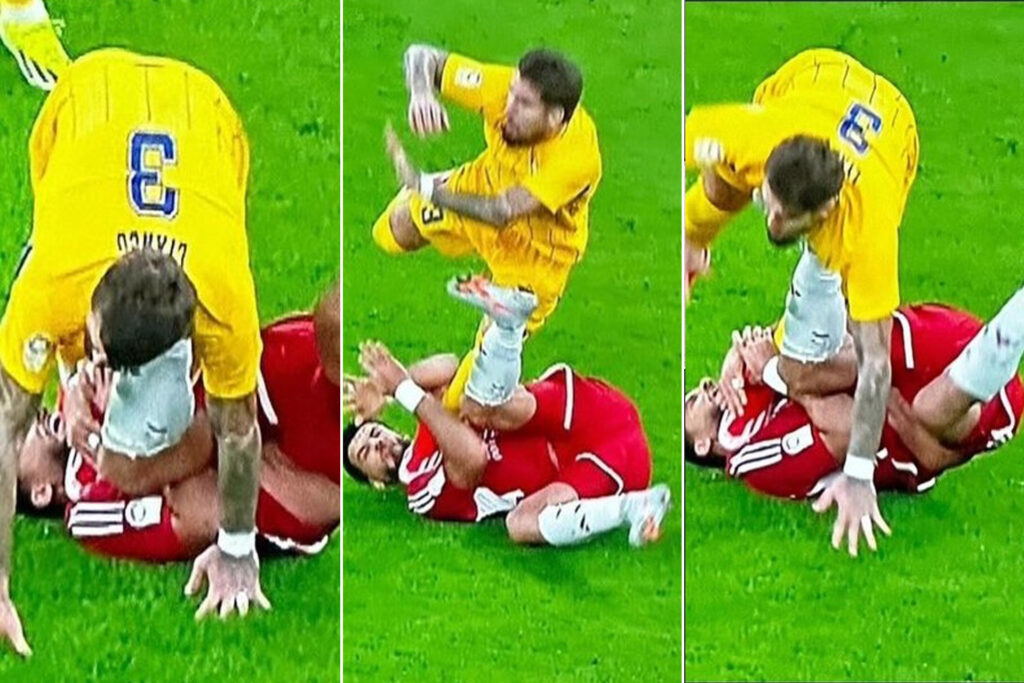 عمر السومة يتعرض لإصابة قوية بالدوري القطري