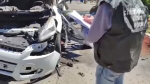 شاهد: اغتيال مسؤول روسي بعبوة ناسفة في مدينة زاباروجيا الأوكرانية