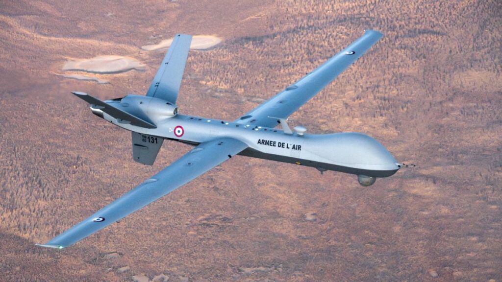“السادسة من نوعها منذ 2014”.. مشاهد تظهر إسقاط مسيرة أمريكية من طراز MQ-9 Reaper في اليمن