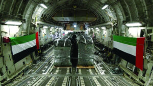 «طيور الخير» تنفذ الإسقاط الجوي الـ47 للمساعدات الإنسانية على شمال غزة