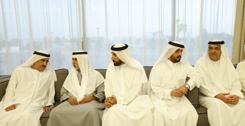 شيوخ ووزراء ومسؤولون يعزون في وفاة زوجة سيف الشعفار