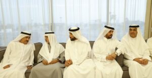 شيوخ ووزراء ومسؤولون يعزون في وفاة زوجة سيف الشعفار