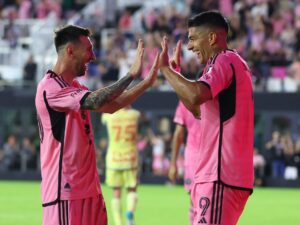 هدف و5 تمريرات حاسمة في مباراة واحدة.. ميسي يحطم الأرقام في الدوري الأميركي