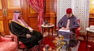 ملك المغرب يستقبل الأمير تركي بن محمد بن فهد بن عبدالعزيز