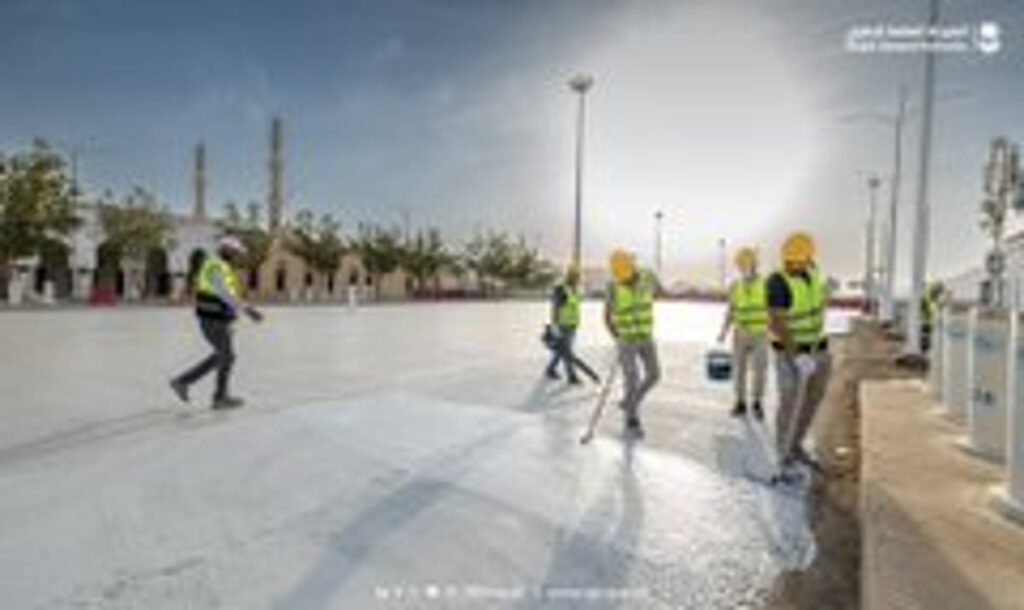 الهيئة العامة للطرق تبدأ بالتوسع في تبريد طرق ضيوف الرحمن