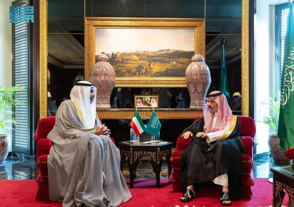 وزير الخارجية يناقش مع نظيره الكويتي مستجدات القضايا الإقليمية والدولية ذات الاهتمام المشترك