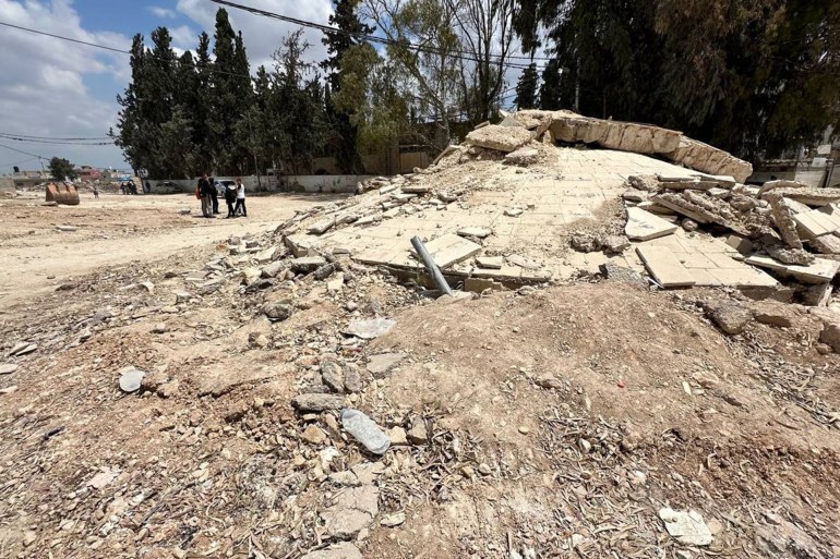 صورة 3_ 14-5-2024_ فاطمة محمود جنين فلسطين الجزيرة نت _دوار العودة في مخيم جنين بعد تدميرة_