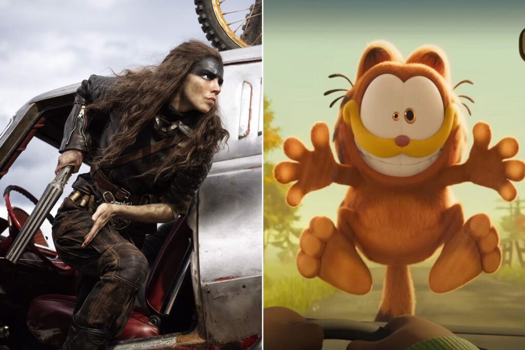 منافسة شرسة بين “غارفيلد” و”ماد ماكس” على صدارة شباك التذاكر الأميركي