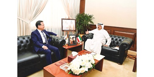 محافظ حولي بحث والسفير الصيني سبل توطيد علاقات الصداقة بين البلدين