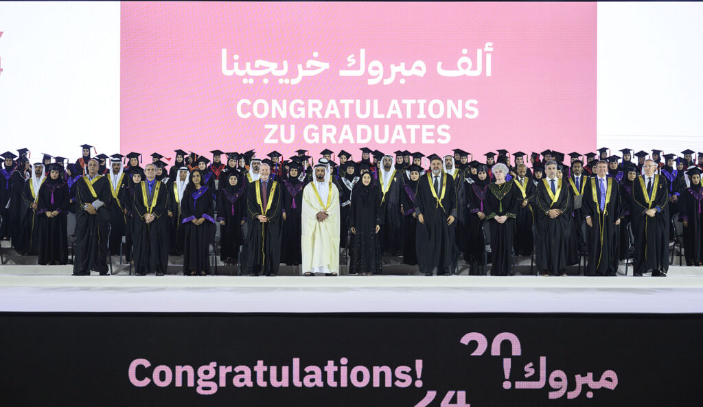 سيف بن زايد يشهد حفل تخريج دفعة “صنّاع المستقبل” 2024 من طلبة جامعة زايد