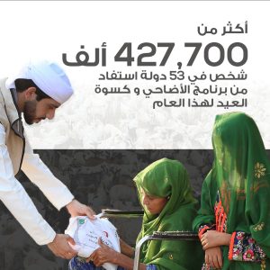 هيئة الهلال الأحمر تنفذ مشروع الأضاحي داخل الإمارات وفي 53 دولة حول العالم