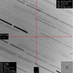 «الختم الفلكي» بأبوظبي يتمكن من تصوير المسبار الصيني أثناء عودته من القمر