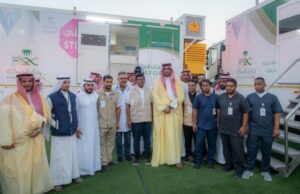 سعود بن خالد يتفقد مركز استقبال ضيوف الرحمن بوادي الفرع