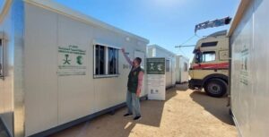 «سلمان للإغاثة» يختتم مشروع تأمين البيوت المتنقلة للاجئين السوريين في «الزعتري»