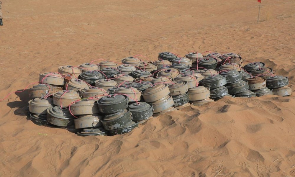 «مسام» ينزع 5,726 لغماً وقذيفة غير منفجرة وعبوة ناسفة في شهر