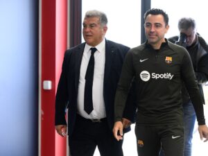 لابورتا يتحدث عن انضمام مبابي لريال مدريد ويكشف أسباب إقالة تشافي