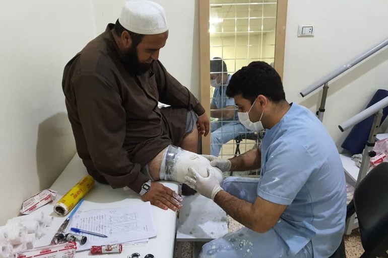 سوريا - ريف حلب - لا يعرف أماكن توزع الألغام بشكل دقيق في سوريا ولا يقدم النظام أي خرائط أو بيانات لأماكن انتشارها منذ 2011 (الجزيرة نت).