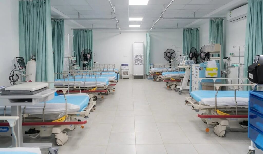 5 عيادات طبية ومركز للإجهاد الحراري من الحرس الوطني بمشعري منى وعرفة