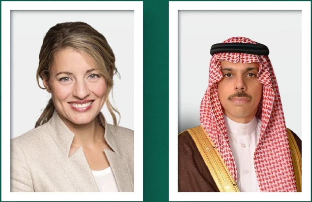 وزير الخارجية يبحث التطورات في قطاع غزة مع نظيرته الكندية