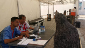 شاهد.. المستشفيات الميدانية ملجأ النازحين برفح