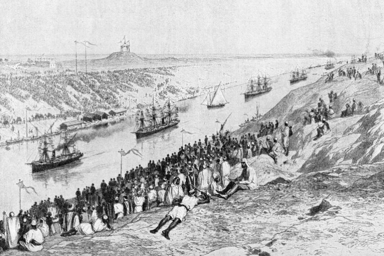 Opening of the Suez Canal, 1869
