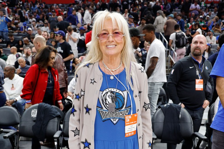 LOS ANGELES, CALIFORNIA - APRIL 23: Miriam Adelson attends Round 1 Game 2 of the 2024 NBA Playoffs between the Los Angeles Clippers and the Dallas Mavericks game at Crypto.com Arena on April 23, 2024 in Los Angeles, California. NOTE TO USER: User expressly acknowledges and agrees that, by downloading and or using this photograph, User is consenting to the terms and conditions of the Getty Images License Agreement. (Photo by Kevork Djansezian/Getty Images)