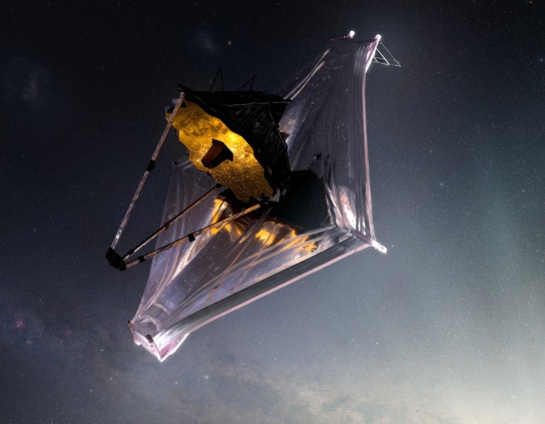 The James Webb Space Telescope could soon send information about the atmospheres of planets in the TRAPPIST-1 system. (NASA-GSFC/Adriana M. Gutierrez)