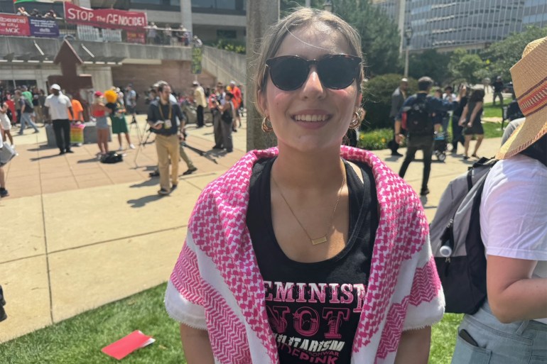 تؤكد ناتالي كوفوفيتش ان صوتها لن يذهب لبادين بسبب غزة ولن تصوت لترابمبل لمرشحة الحزب الثالث -الجزيرة نت