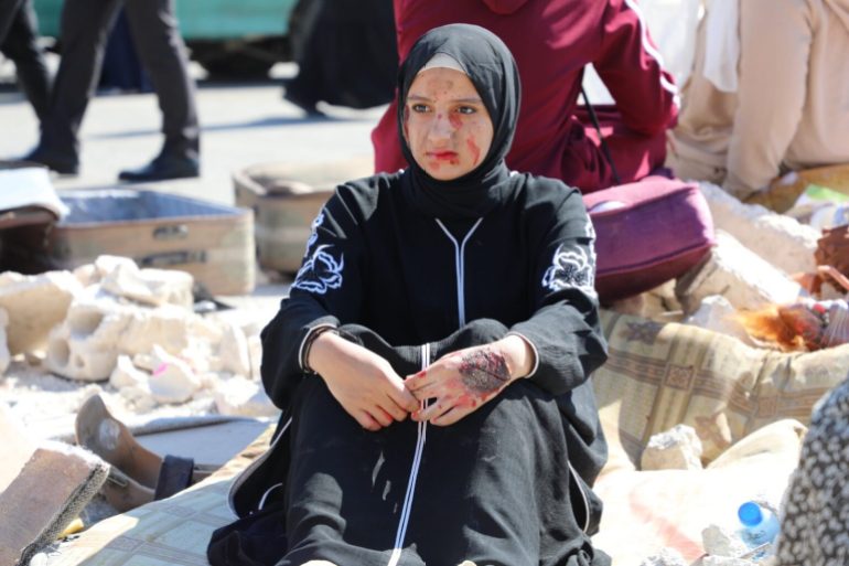 اطفال يحاكون ما يتعرض له أطفال غزة .. الجزيرة.