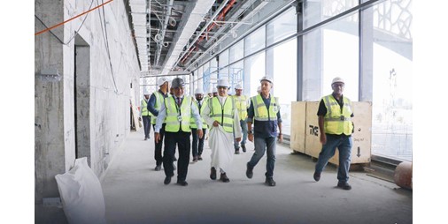 مدير عام الصندوق الكويتي للتنمية قام بجولة تفقدية لمشروع مطار المالديف