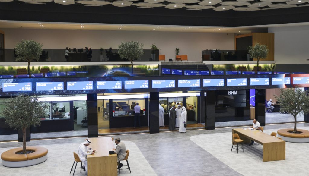 1.7 مليار درهم سيولة الأسهم الإماراتية