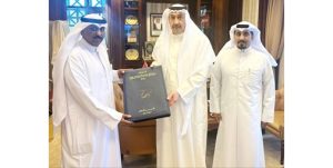 الحمود استقبل فريق جامعة الكويت للجوالة