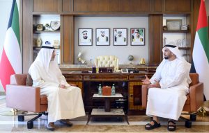 سيف بن زايد وفهد الصباح يبحثان التعاون الأمني والشرطي