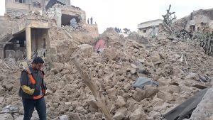 شهداء وجرحى في قصف مختبر المستشفى المعمداني بمدينة غزة