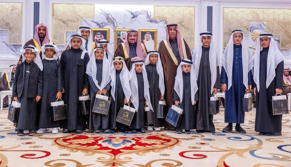 أمير القصيم يرعى تكريم 27 من الطلبة الأيتام من حفظة كتاب الله والمتفوقين دراسيًا
