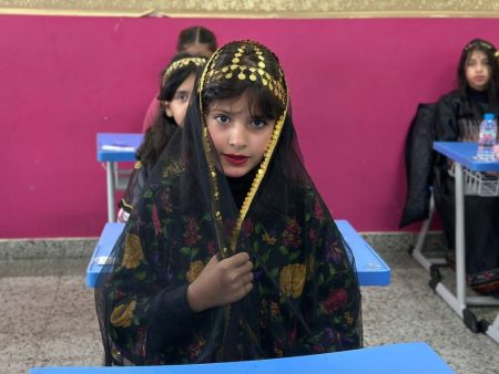 يوم التأسيس يزين اختبارات تعليم حائل بالأزياء التقليدية