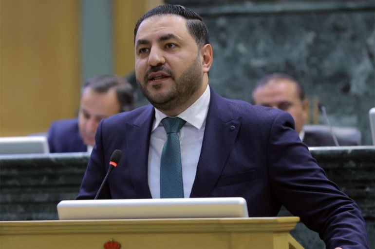 عضو لجنة فلسطين في البرلمان الأردني النائب ينال فريحات، الأردن، مواقع التواصل.PNG