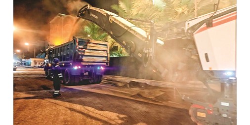 بدء أعمال صيانة للطرق في «سعد العبدالله» ضمن خطة التطوير